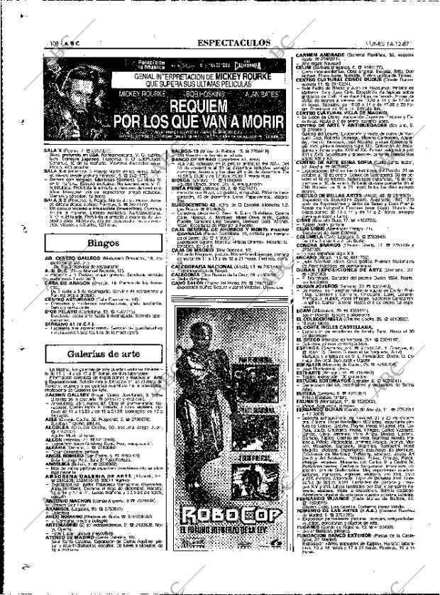 ABC MADRID 14-12-1987 página 108