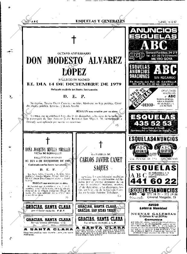 ABC MADRID 14-12-1987 página 110