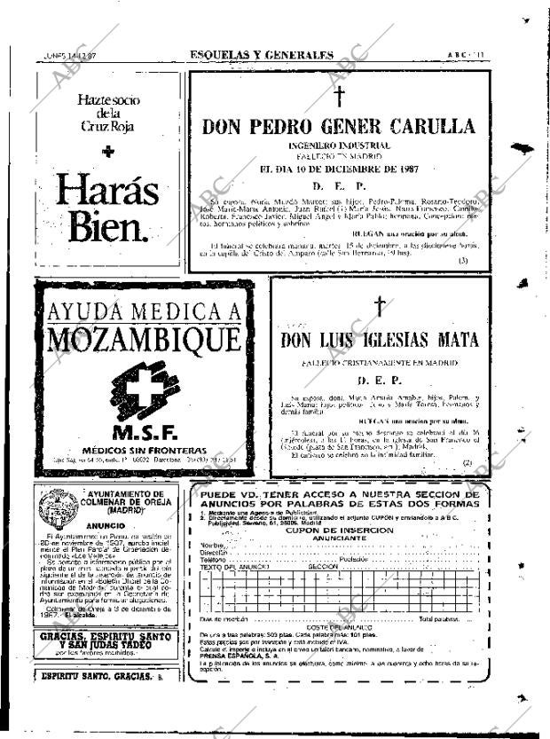 ABC MADRID 14-12-1987 página 111