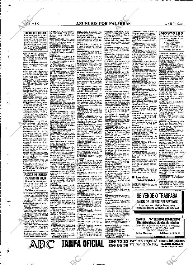 ABC MADRID 14-12-1987 página 118