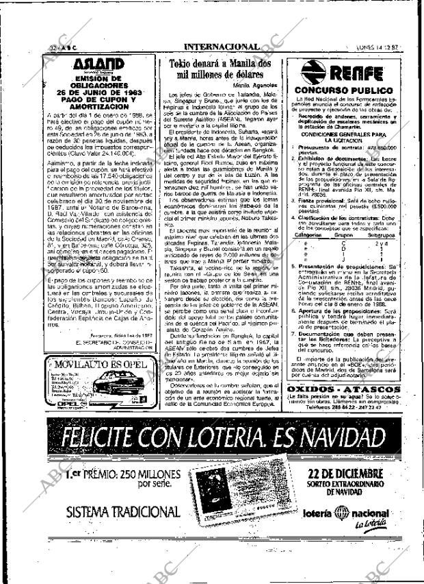 ABC MADRID 14-12-1987 página 32