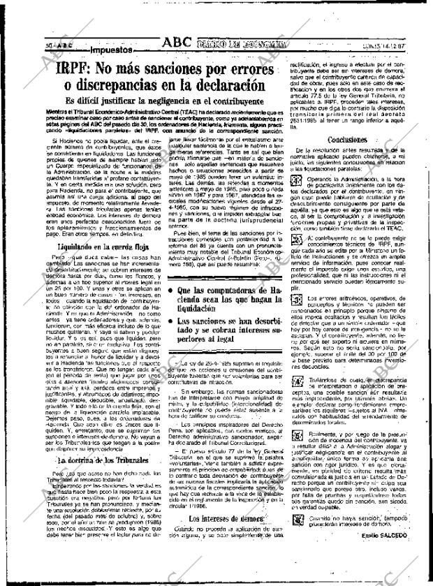 ABC MADRID 14-12-1987 página 50