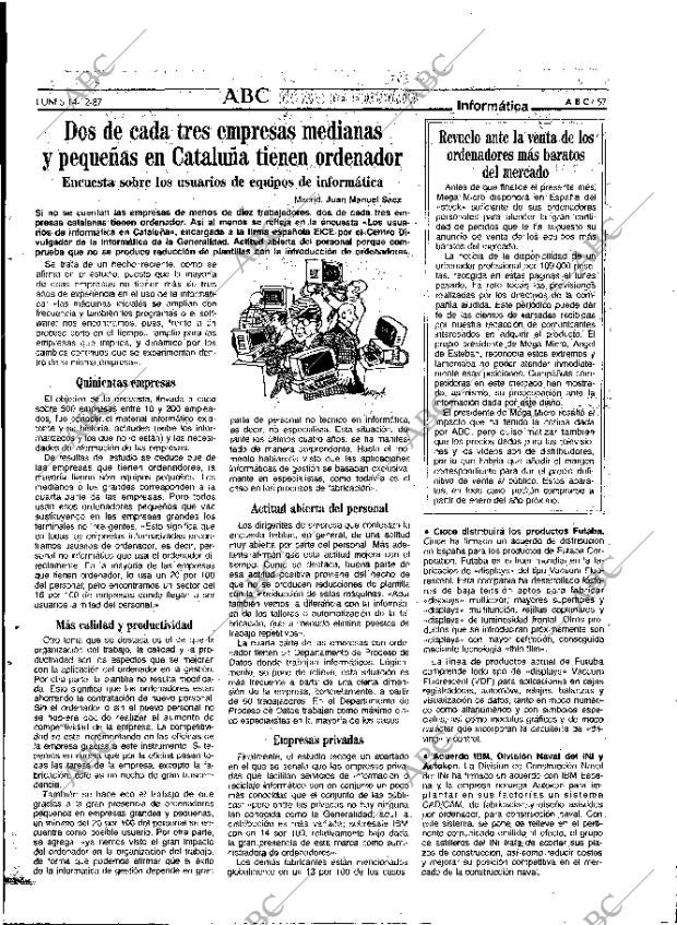 ABC MADRID 14-12-1987 página 57