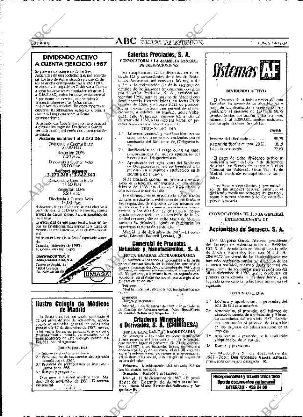 ABC MADRID 14-12-1987 página 58