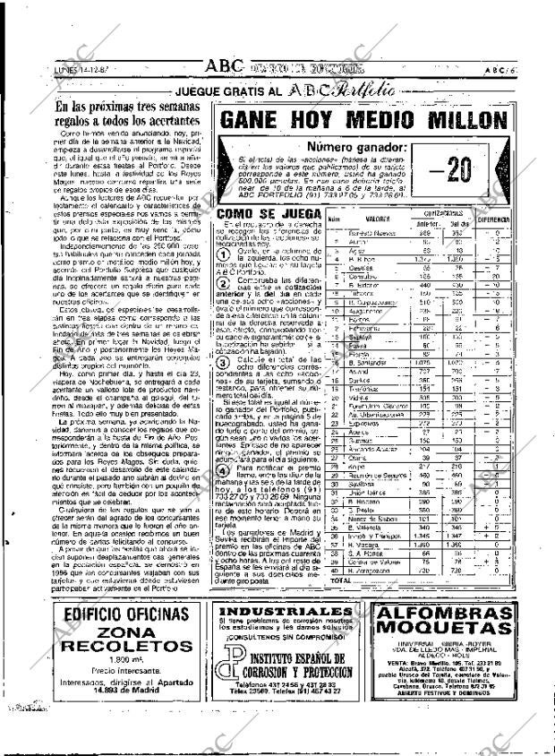 ABC MADRID 14-12-1987 página 61