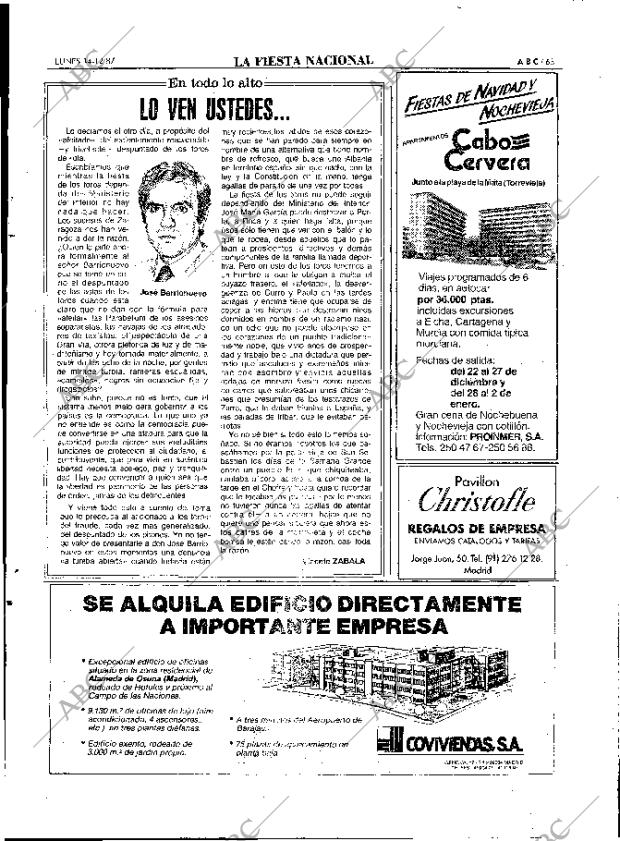 ABC MADRID 14-12-1987 página 63