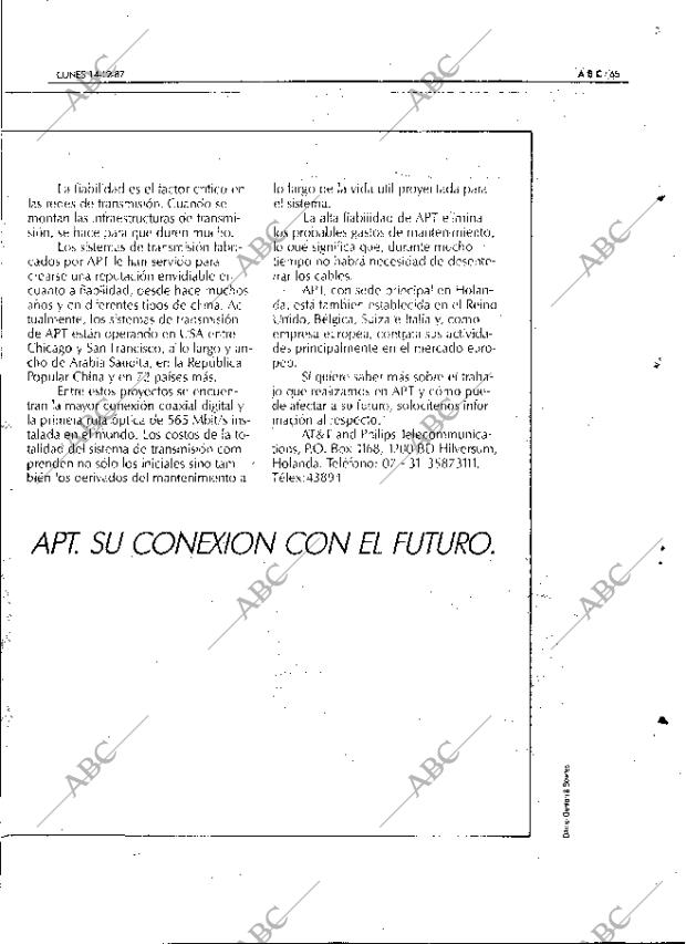 ABC MADRID 14-12-1987 página 65