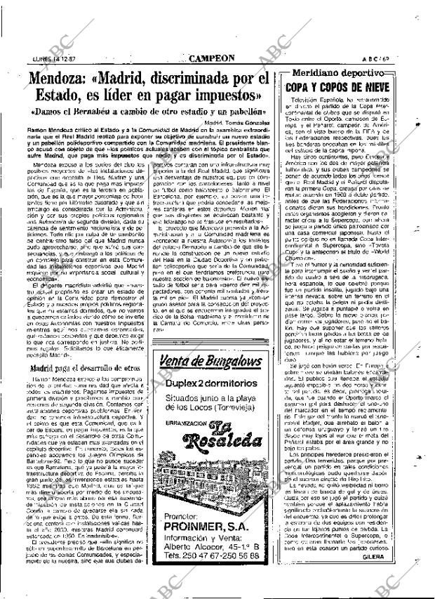 ABC MADRID 14-12-1987 página 69