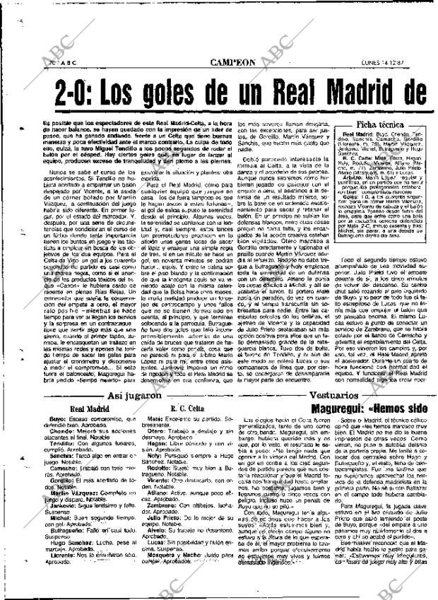 ABC MADRID 14-12-1987 página 70