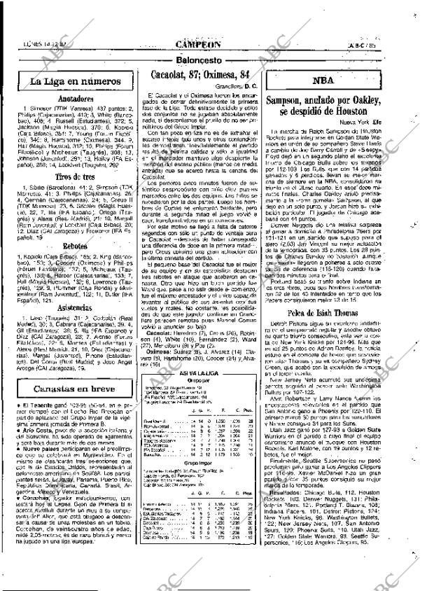 ABC MADRID 14-12-1987 página 85