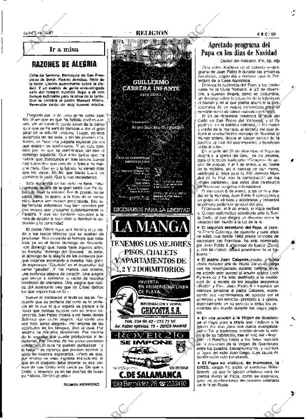 ABC MADRID 14-12-1987 página 89