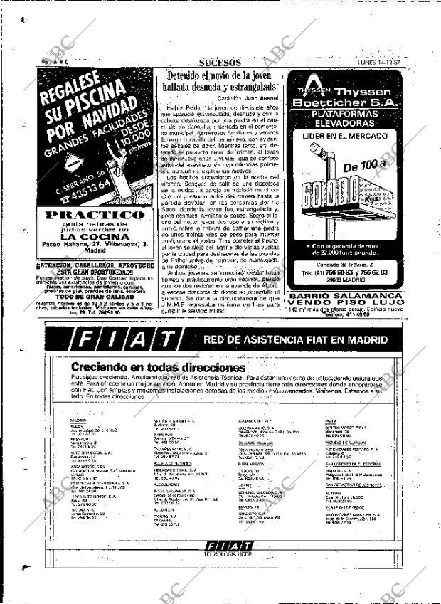 ABC MADRID 14-12-1987 página 96
