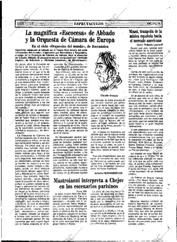 ABC MADRID 14-12-1987 página 99