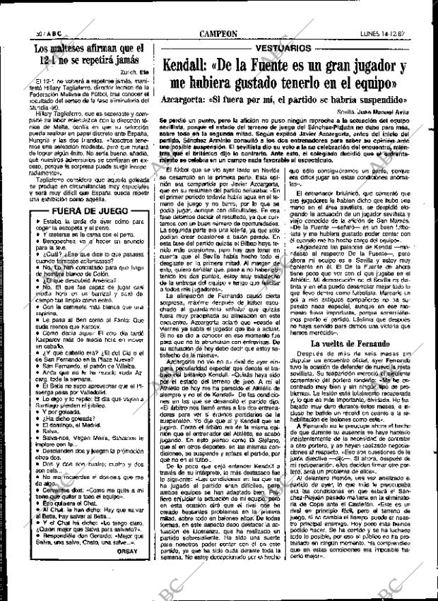 ABC SEVILLA 14-12-1987 página 50