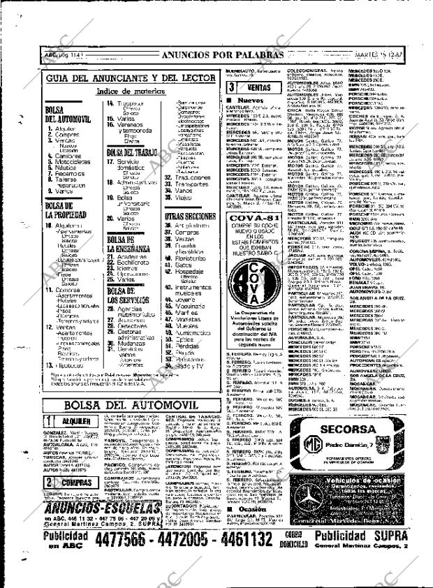 ABC MADRID 15-12-1987 página 114
