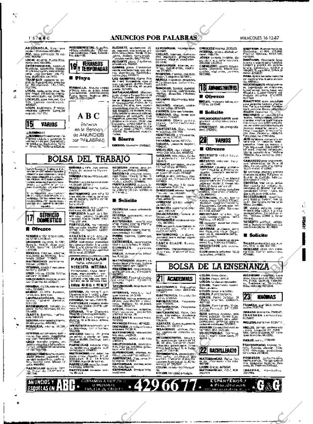 ABC MADRID 16-12-1987 página 118