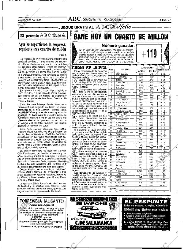 ABC MADRID 16-12-1987 página 77