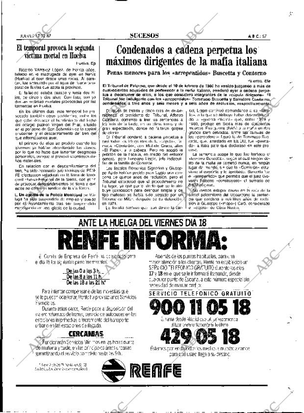 ABC MADRID 17-12-1987 página 87