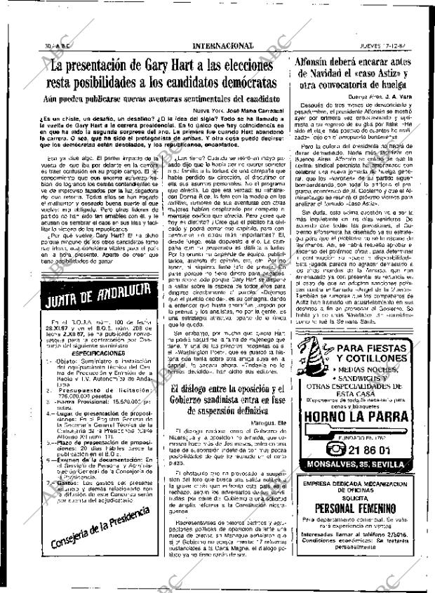 ABC SEVILLA 17-12-1987 página 30