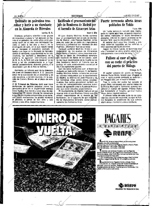 ABC SEVILLA 17-12-1987 página 64