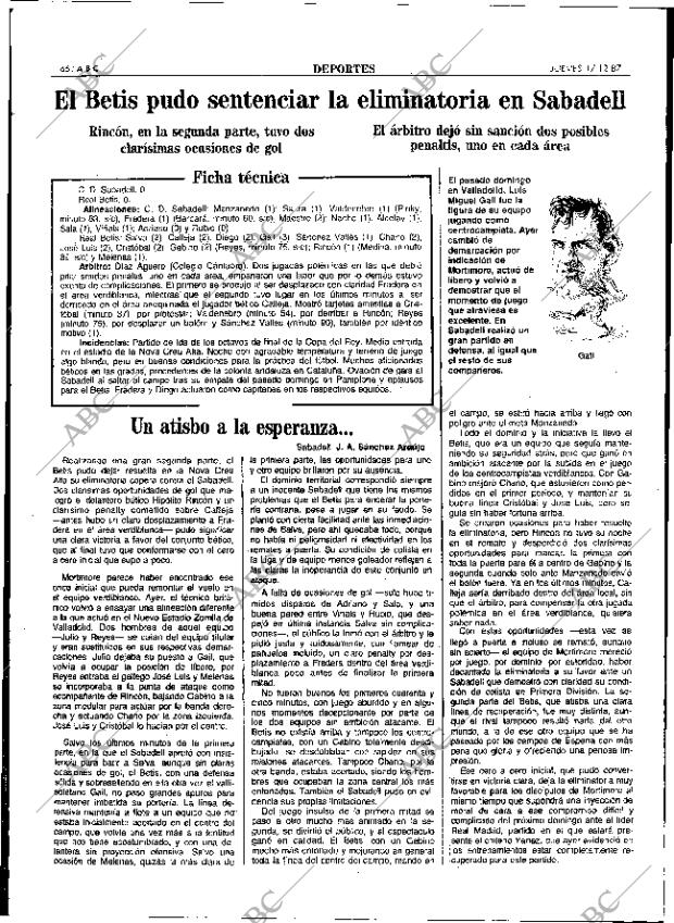 ABC SEVILLA 17-12-1987 página 66