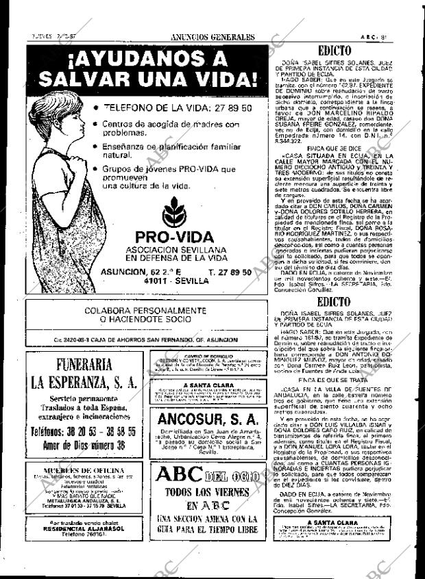 ABC SEVILLA 17-12-1987 página 81