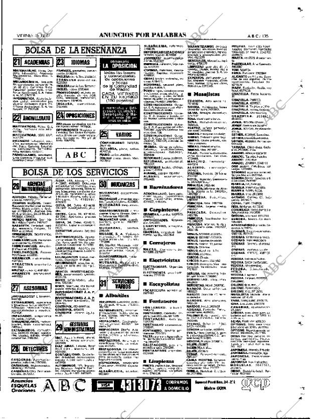 ABC MADRID 18-12-1987 página 135