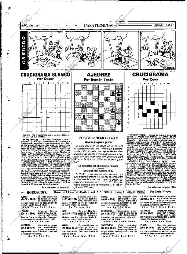 ABC MADRID 18-12-1987 página 138