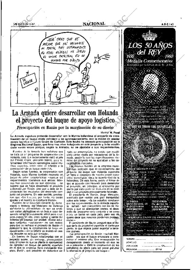 ABC MADRID 18-12-1987 página 43
