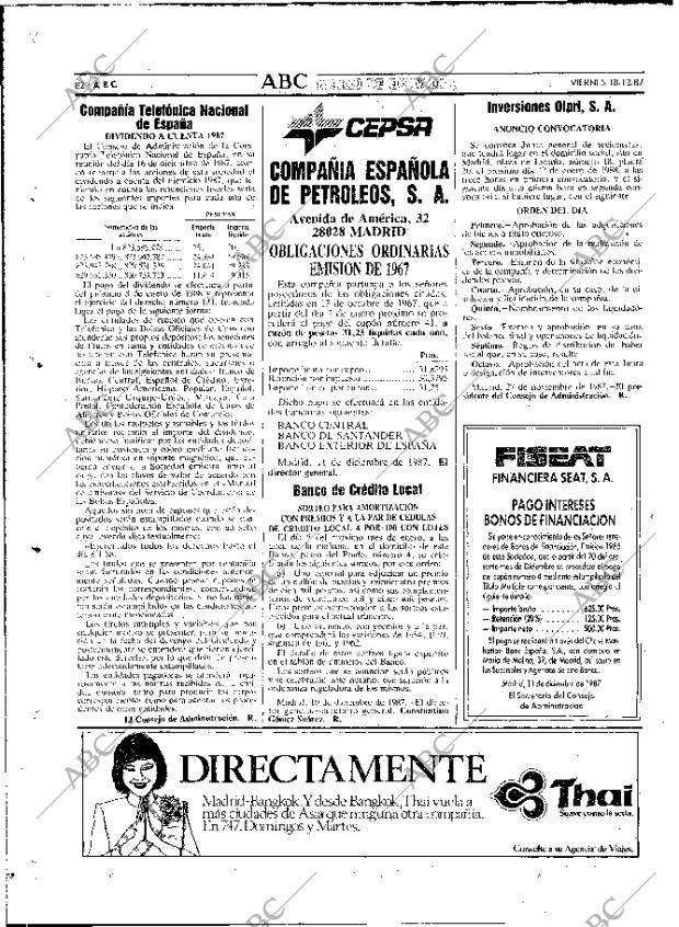 ABC MADRID 18-12-1987 página 82