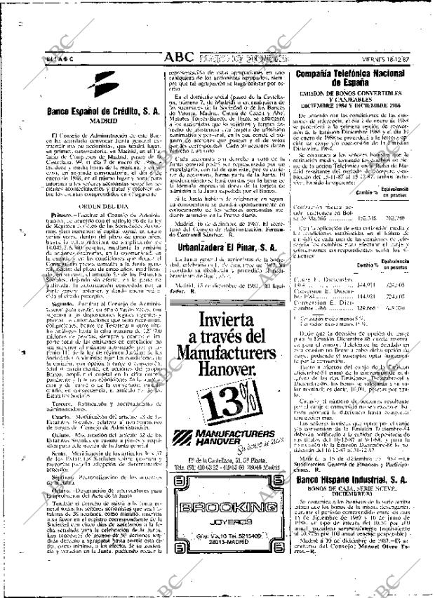 ABC MADRID 18-12-1987 página 84