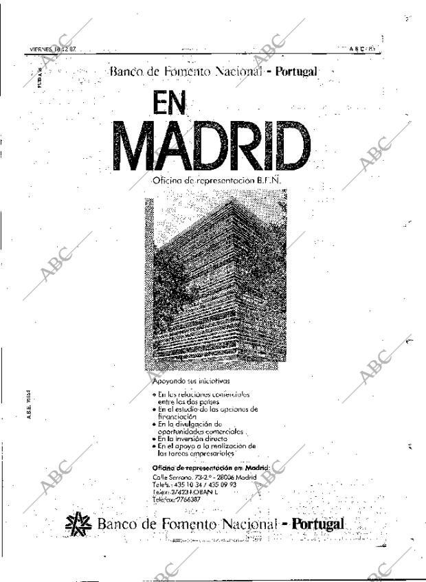 ABC MADRID 18-12-1987 página 85