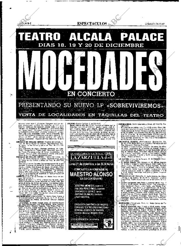 ABC MADRID 19-12-1987 página 102