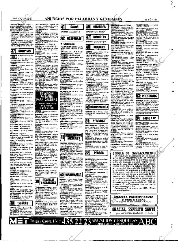 ABC MADRID 19-12-1987 página 121