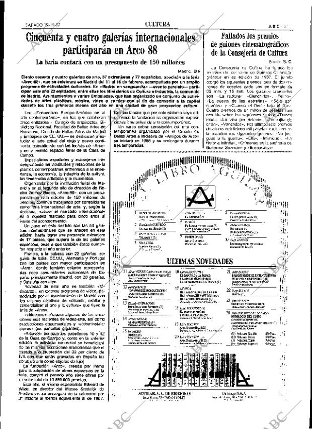 ABC SEVILLA 19-12-1987 página 51