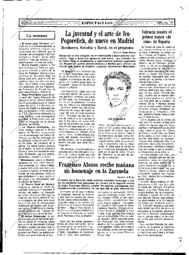 ABC MADRID 20-12-1987 página 109
