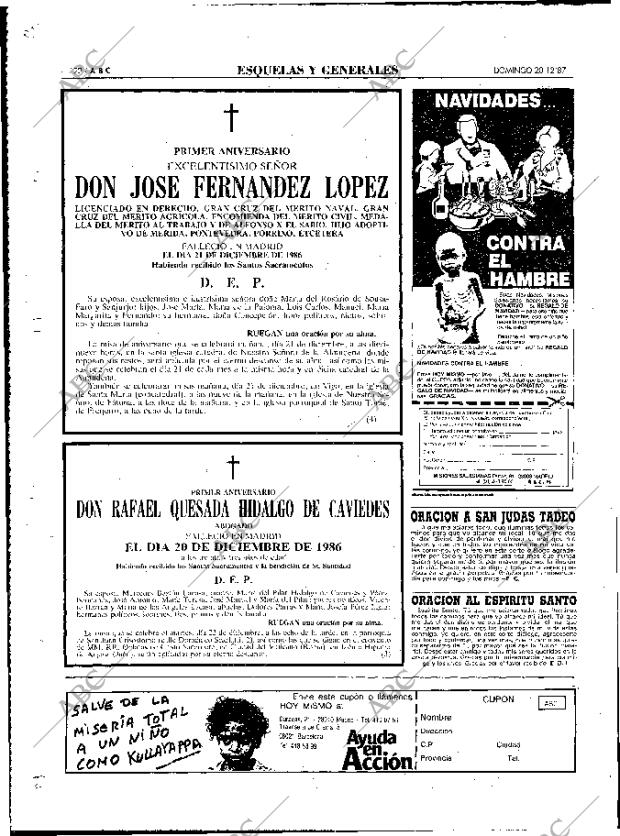 ABC MADRID 20-12-1987 página 122