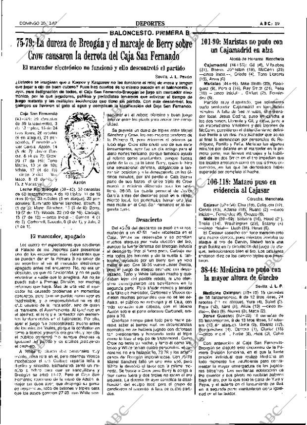 ABC SEVILLA 20-12-1987 página 89