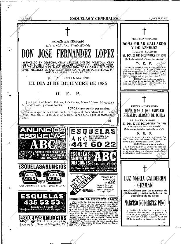 ABC MADRID 21-12-1987 página 114