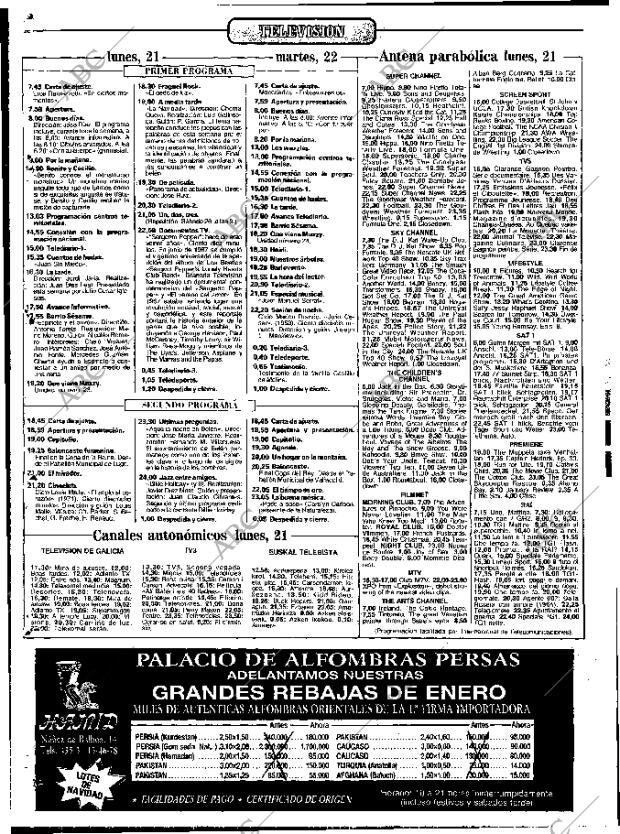 ABC MADRID 21-12-1987 página 142