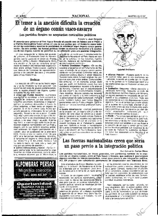 ABC MADRID 22-12-1987 página 26