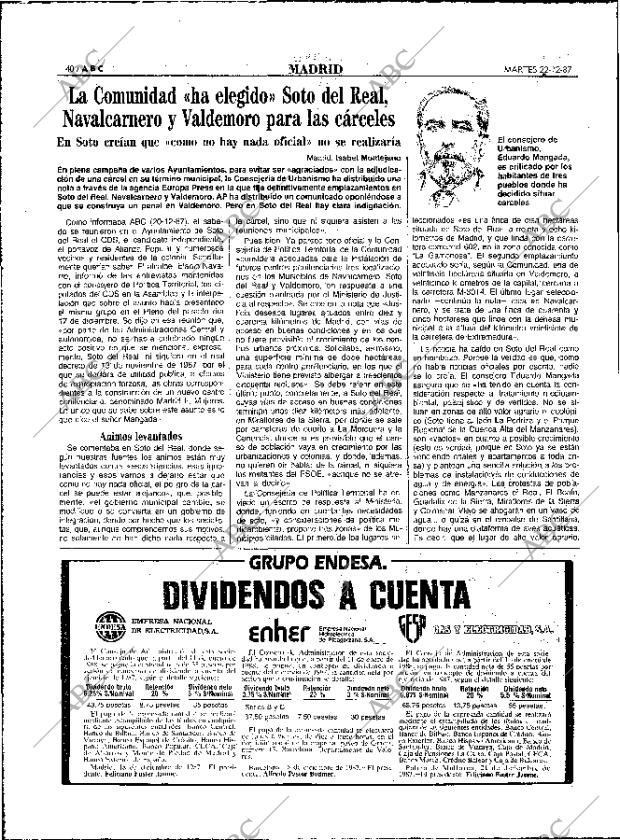 ABC MADRID 22-12-1987 página 40