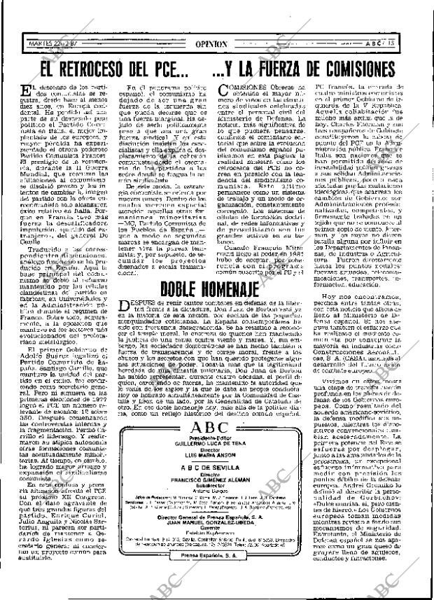 ABC SEVILLA 22-12-1987 página 15