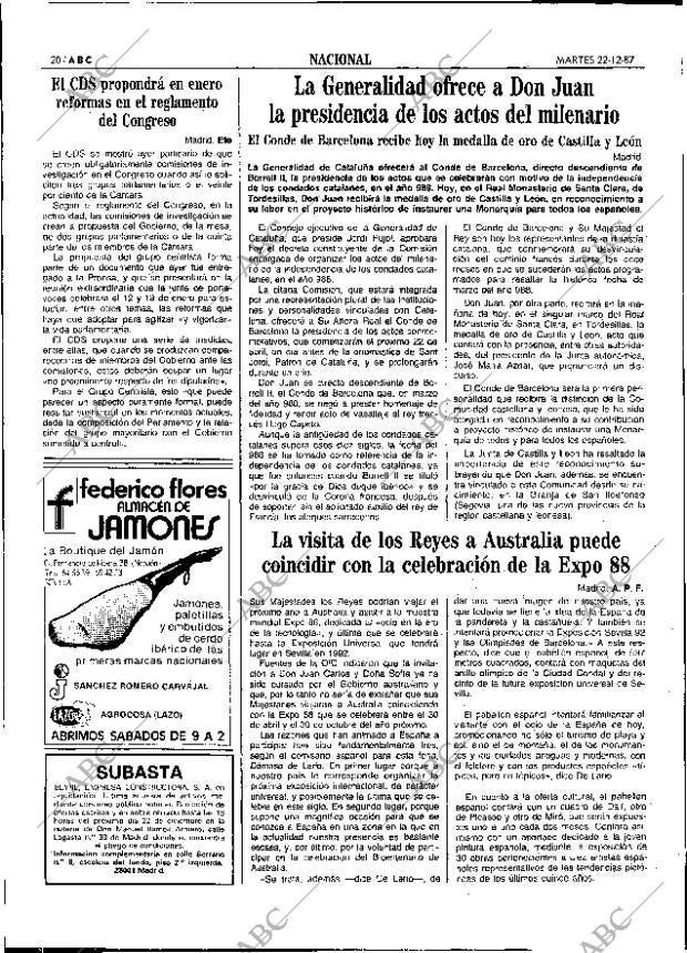 ABC SEVILLA 22-12-1987 página 20