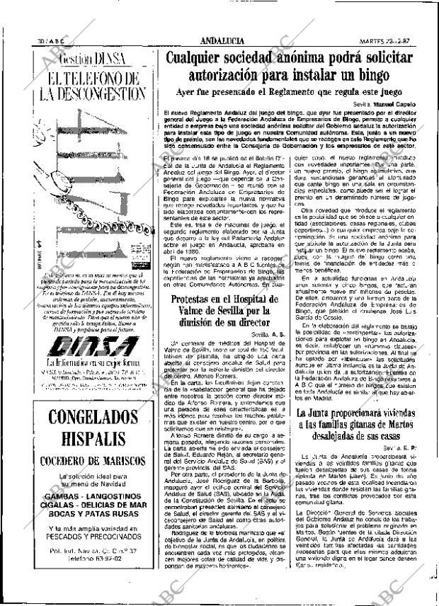 ABC SEVILLA 22-12-1987 página 30