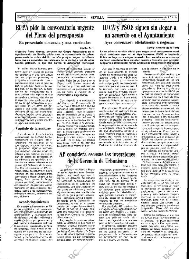 ABC SEVILLA 22-12-1987 página 35
