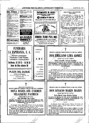 ABC SEVILLA 22-12-1987 página 74