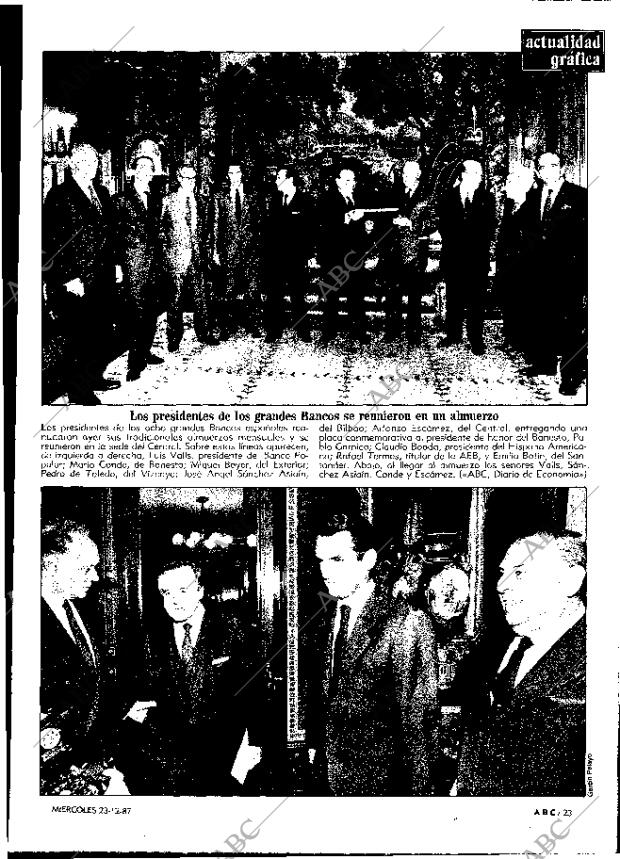ABC MADRID 23-12-1987 página 23