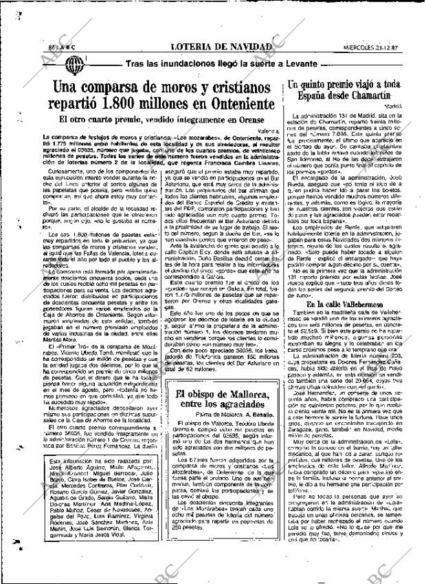 ABC MADRID 23-12-1987 página 86