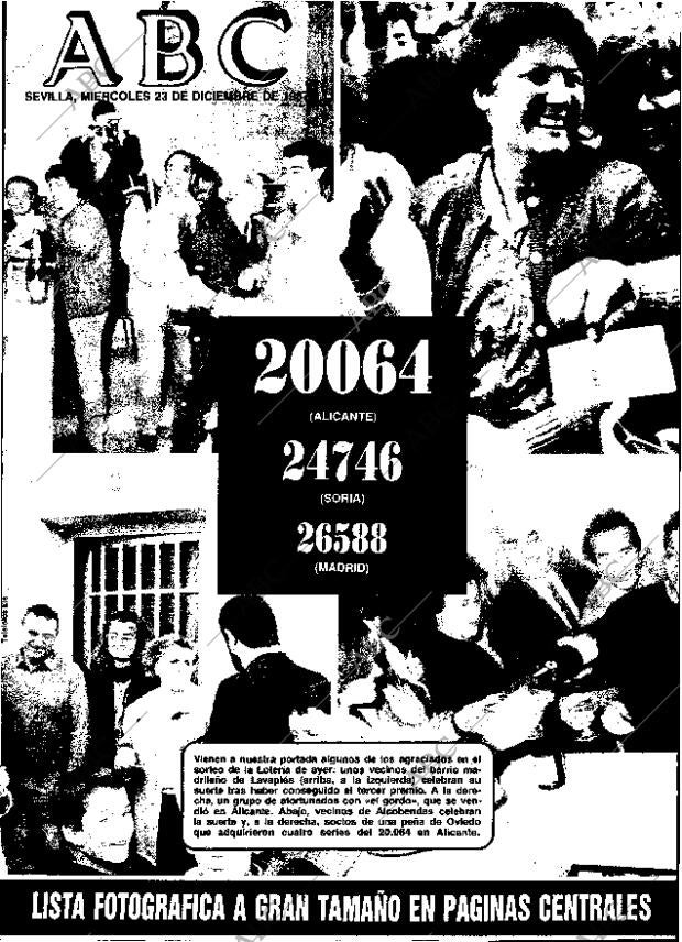 ABC SEVILLA 23-12-1987 página 1